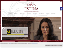 Tablet Screenshot of estina.pl